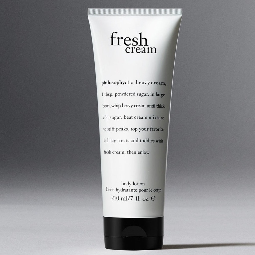 PHILOSOPHY FRESH CREAM BODY LOTION FULL SIZE 7 Oz. SEALED TUBE - NEW!!